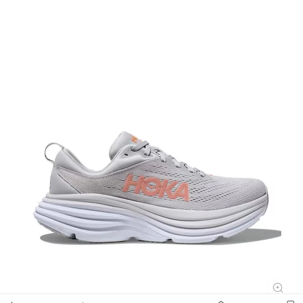 HOKA ONE ONE BONDI 8 HARBOR MIST/LUNAR ROCK - WOMENS Sz 9.5B